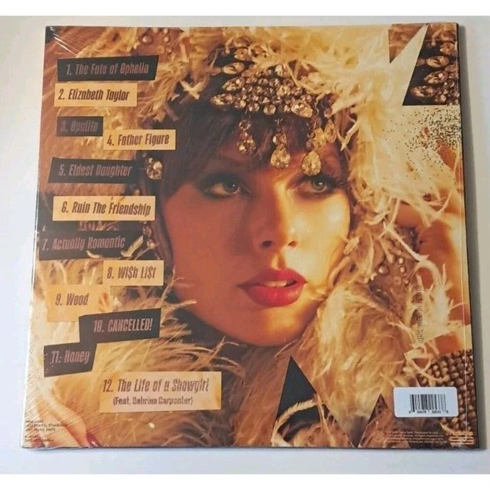 Taylor Swift Life of A Showgirl The Crowd Is Your King Vinyl Pink Shimmer Poster - Picture 2 of 4